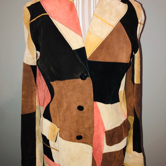 RARE Vintage Gilles Ricart City Suede Jacket - Picture 2 of 7